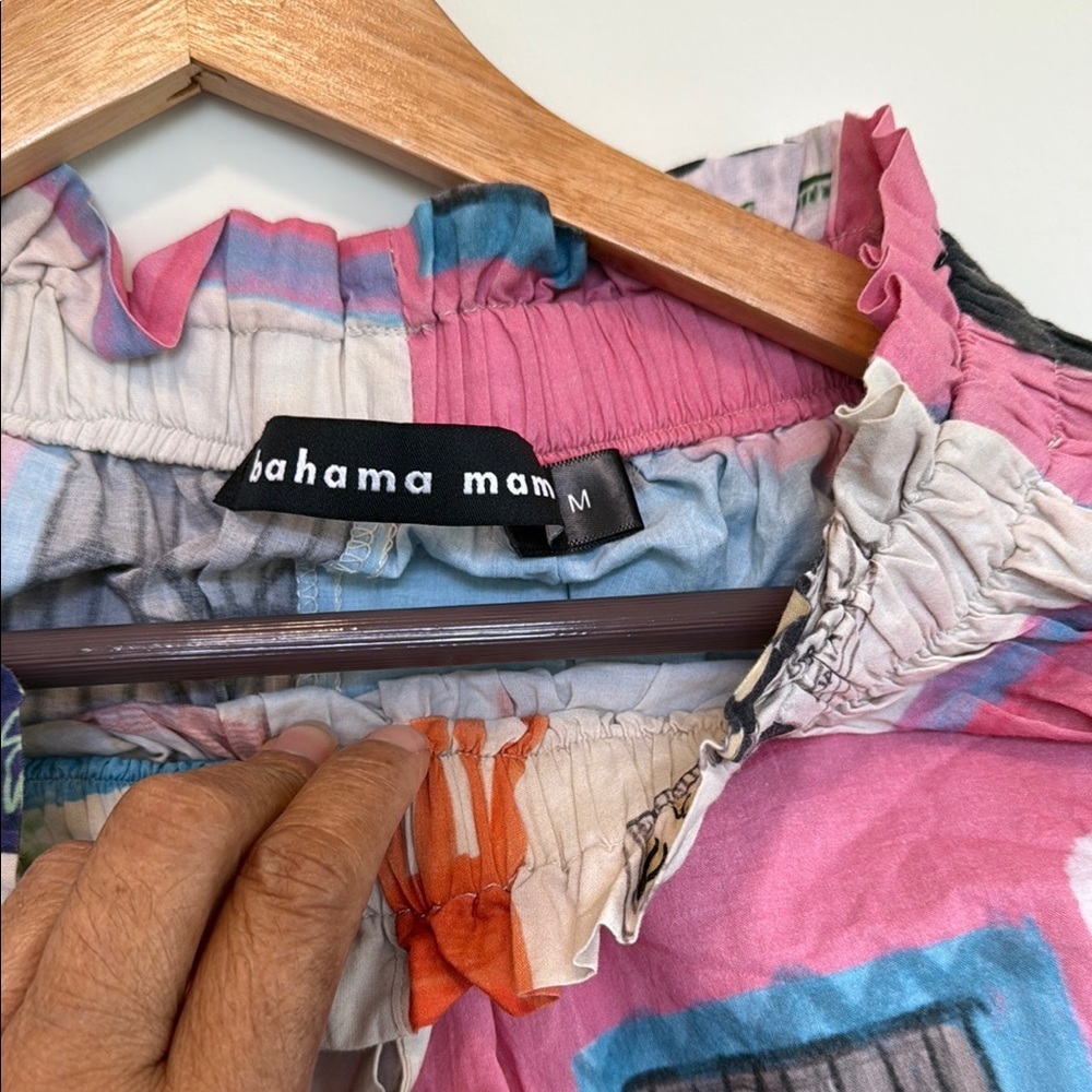 Bahama Mama Colorful Graphic Print Pants - Picture 3 of 6
